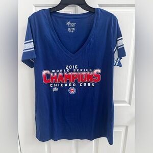Chicago Cubs Women’s  2016 World Series Champions T-Shirt
